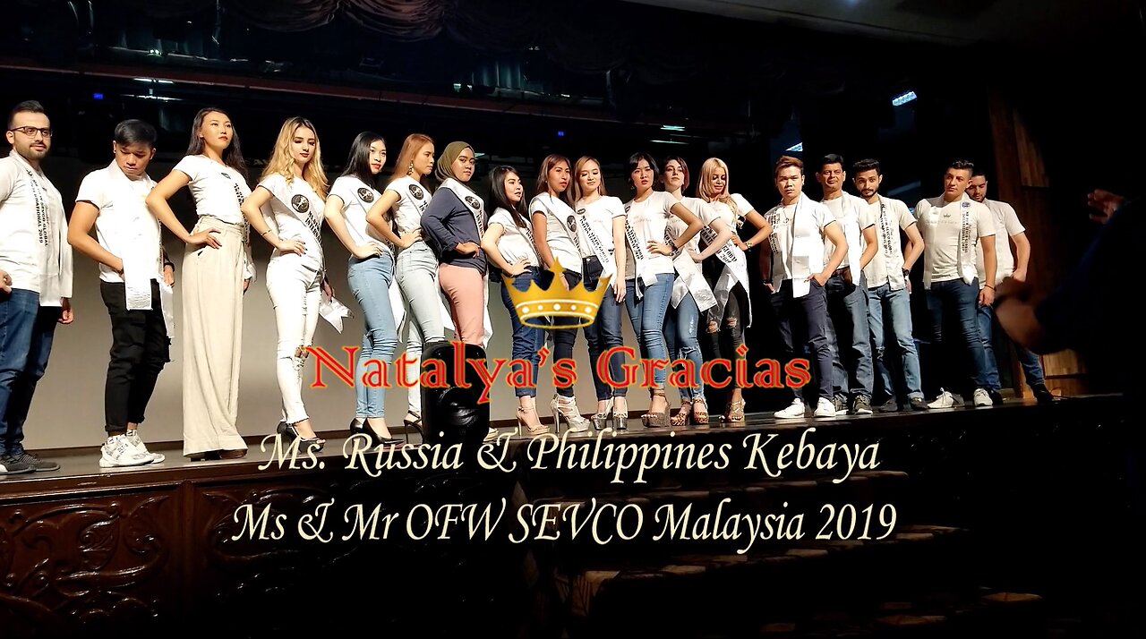 2019 Ms Russian & Philippines Kebaya