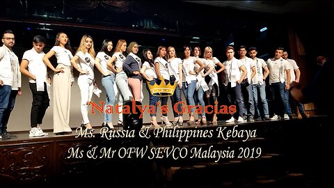 2019 Ms Russian & Philippines Kebaya