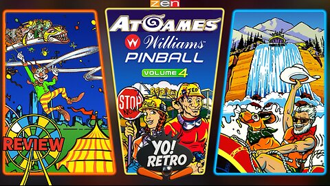 Yo! Retro #62 Atgames Williams Pinball Vol.4 Review! #atgames #zenstudios #williamsinball #yoretro