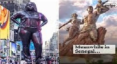 Sowell DESTROYS Woke Activist Over DEI Statues in Times Square