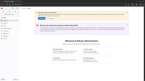 Pod Container Running Git Platform Gitlab