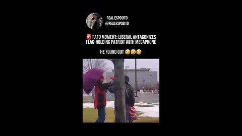 Annoying LIBTARDS gets a NICE UPPERCUT