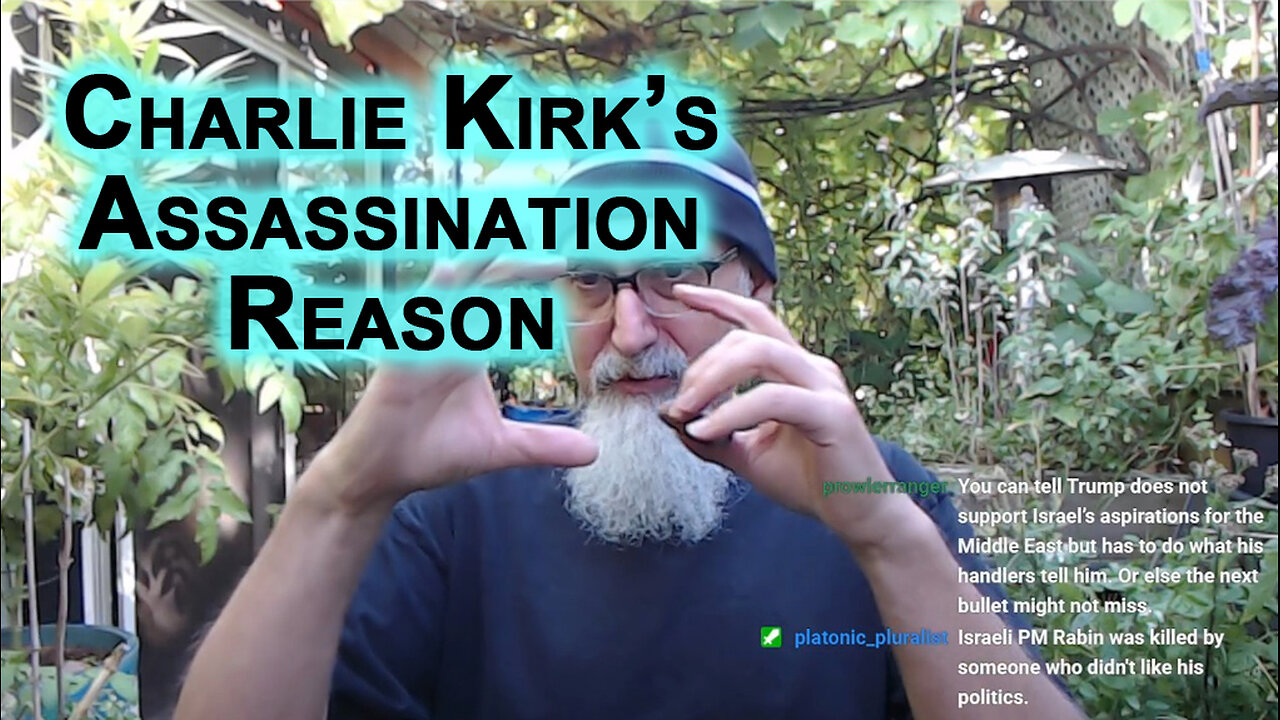 Charlie Kirk’s Assassination Reason: Zionist Israel Did Not Like Kirk Questioning Christian Zionism