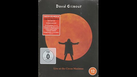 David Gilmour - Live At The Circus Maximus (Europe) 2025 Blu-Ray (Disc-1)