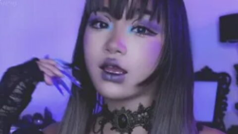 asmr. royal purple queen helps knight fall asleep. 💜💤