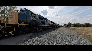 CSX M216 Mixed Freight/Autorack Train from Greenwich, Ohio September 20, 2025