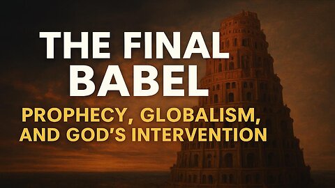 The Final Babel: Prophecy, Globalism, And Gods Intervention
