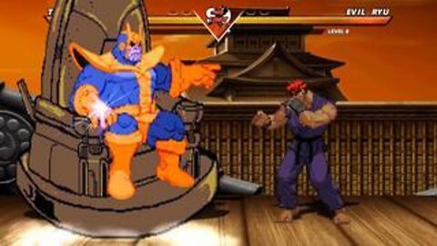 THANOS vs EVIL RYU - (Hardest AI)