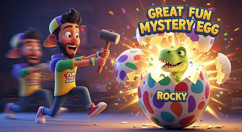 GIANT Dinosaur Surprise Egg SMASH! 🦖 with KidsFunTimeZone | Learn Colors with Fun Toys for Kids