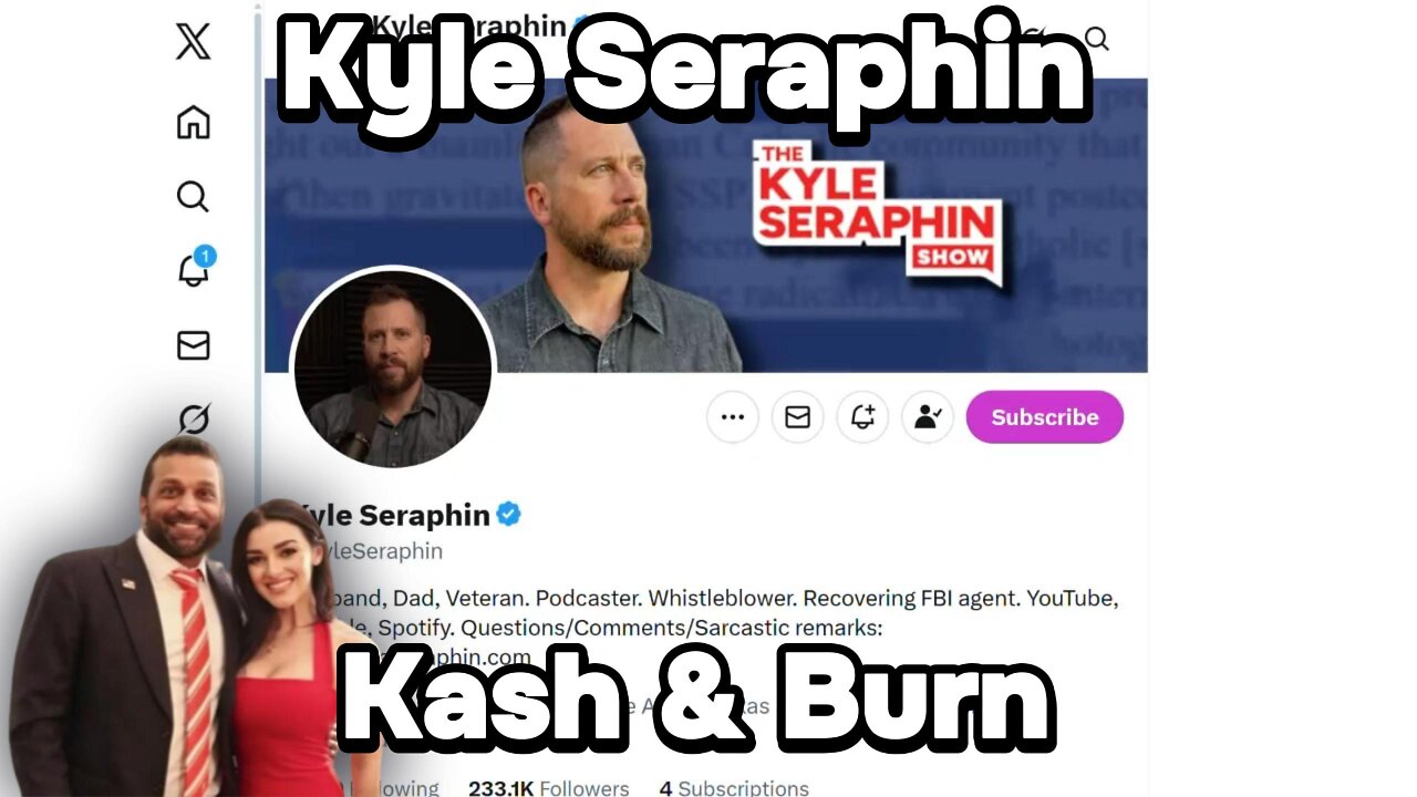 Krash and Burn. Kash Patel needs to steup down. Kyle Seraphin