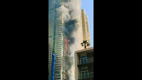 UAE Tiger tower fire 🚒 outbreak