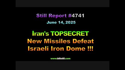 Iran's TOPSECRET New Missiles Defeat Israeli Iron Dome, 4741