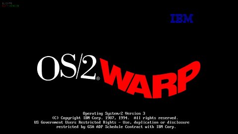 IBM OS/2 Warp 3 (Connect, Blue Spine) - Installation & Setup