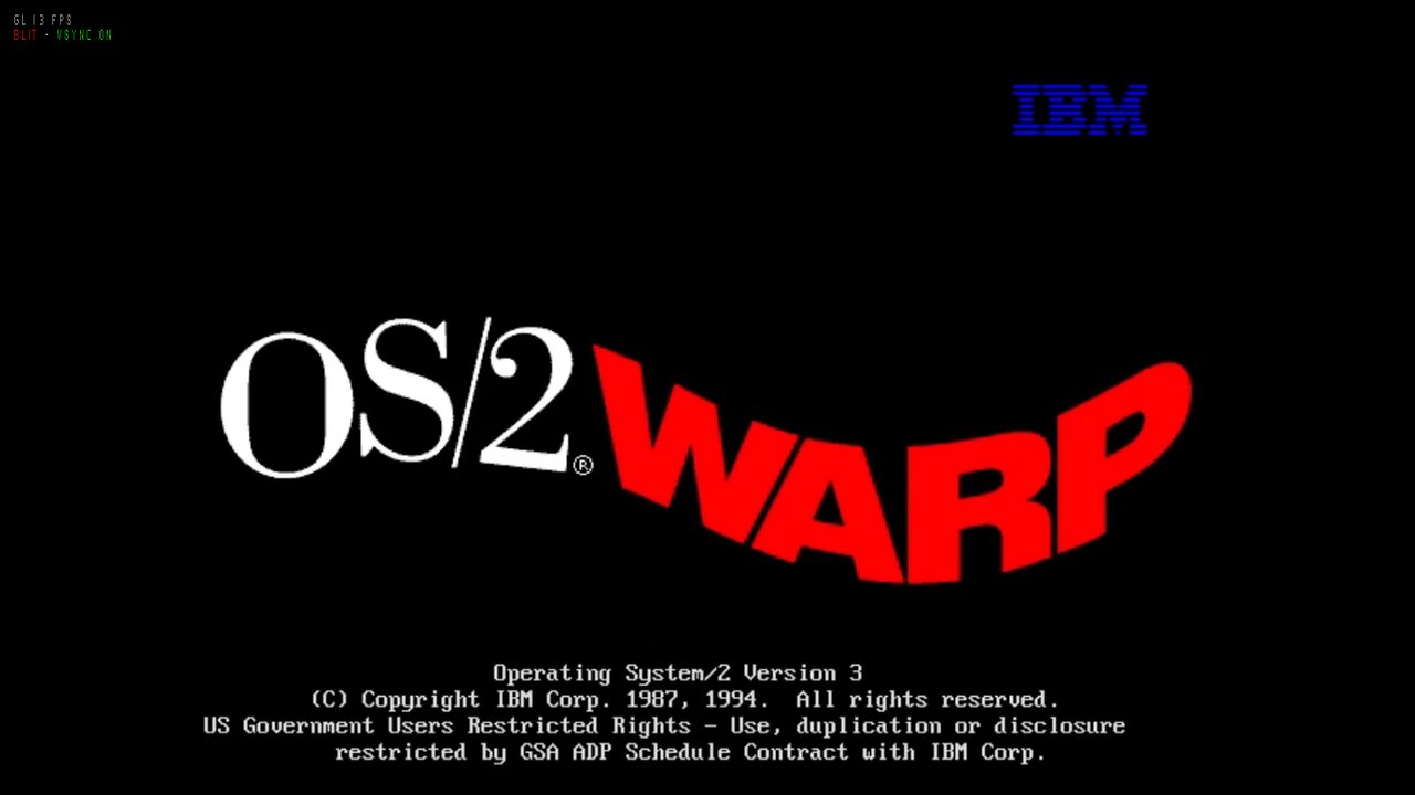 IBM OS/2 Warp 3 (Connect, Blue Spine) - Installation & Setup