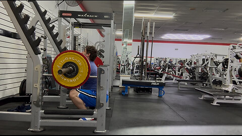 FRONT SQUATS 105KG/231LBs for 4 Reps