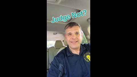 judge not?