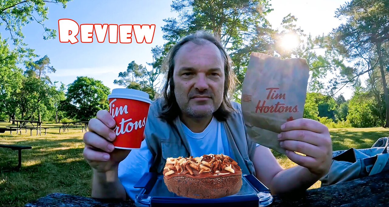 Tim Hortons Brookie Cookie & Camp Day Donut + Dark Roast Coffee with Latte Shots Review