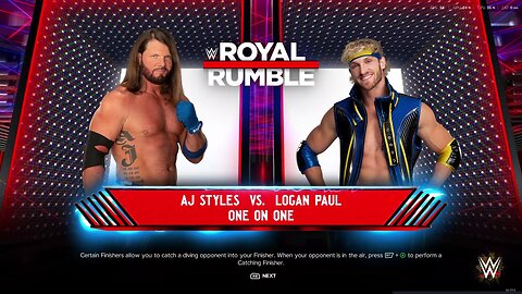 WWE 2k24 AJ Styles vs Logan Paul