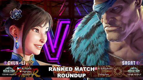 Kuya Kalbo SF6 Ranked Match Roundup. Chun Li Master Rank [Hori Fight Stick]