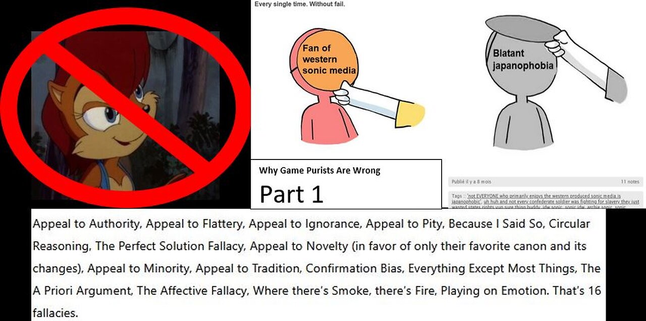 Game Purism's on a Foundation of just Fallacies