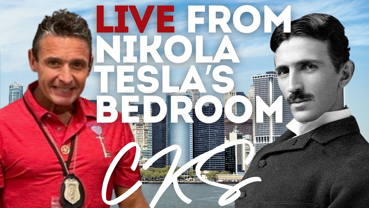 Christopher Key in Nikola Tesla's bedroom in New York City 🏙️