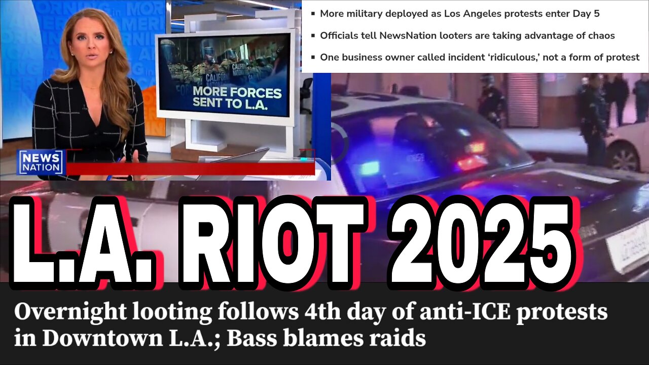 L.A. Riots 2025 - (Looting & Chaos as Police Begin Arrests)
