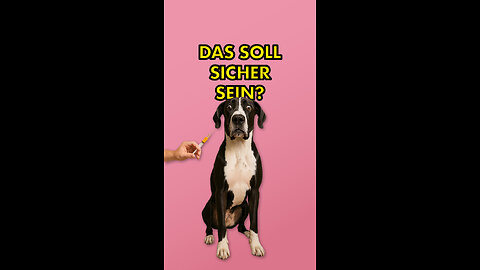 Das soll sicher für deinen Hund sein?
