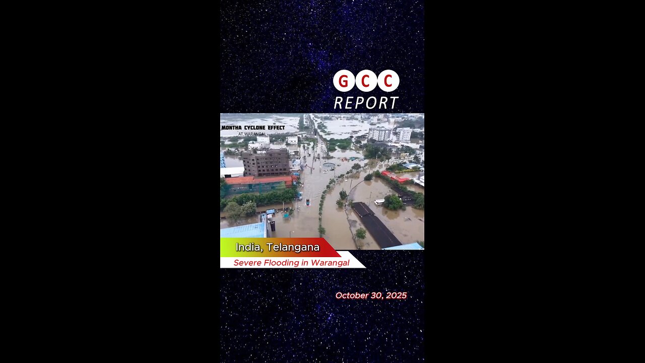 #India #Telangana #Flood #CycloneMonta #weather #climate #destruction #anomaly #climatechange 🇮🇳