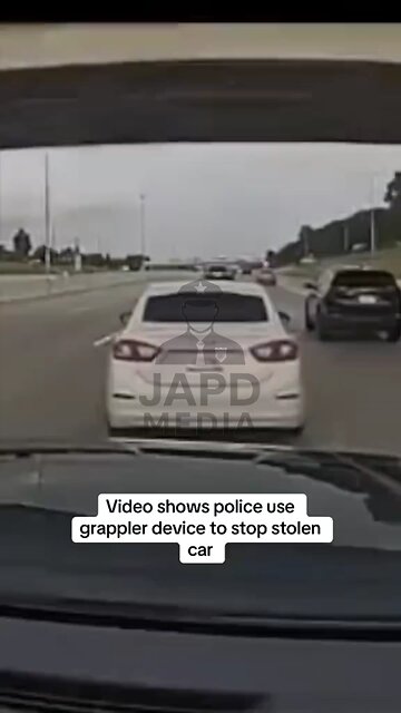 Livonia police stop stolen car with grappler, rear axle ripped off in escape attempt #police #japd