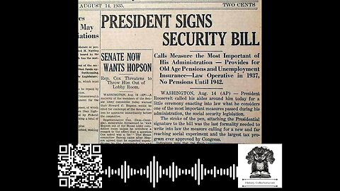 #OnThisDate August 14, 1935: Promise Of Protection