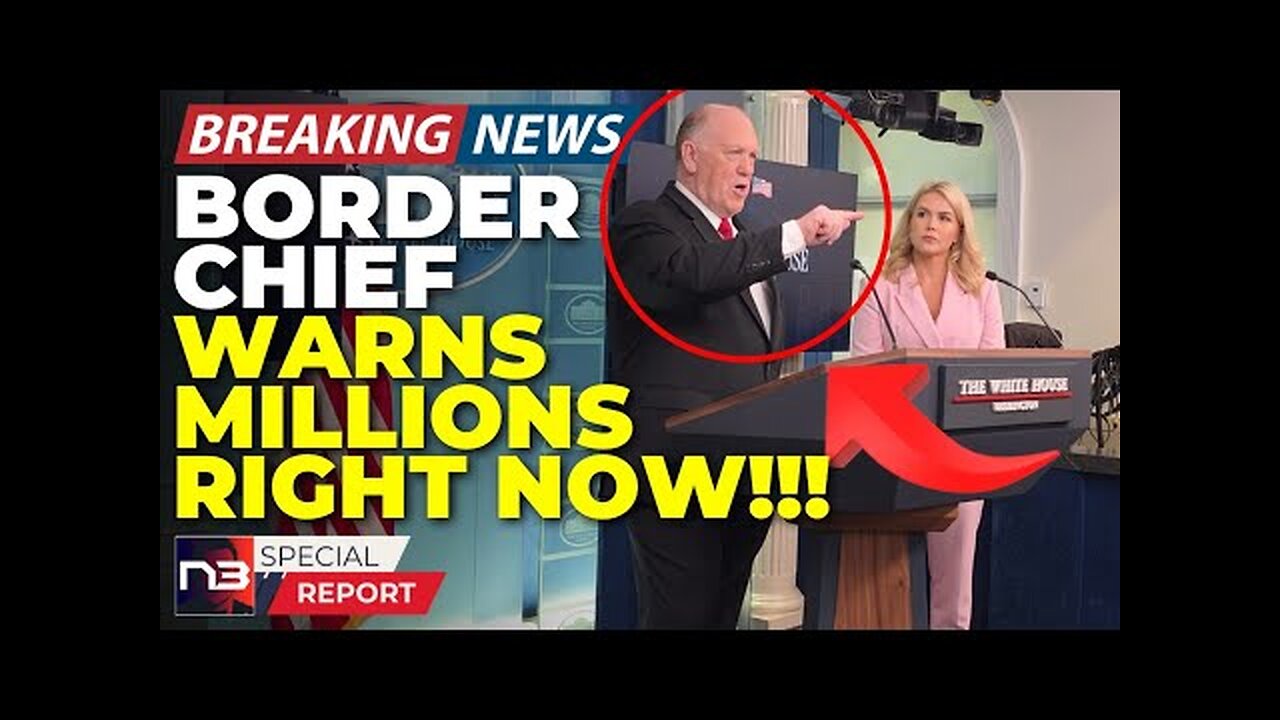 Breaking: Seconds Ago - Border Chief Issues Direct Warning To Millions In America!