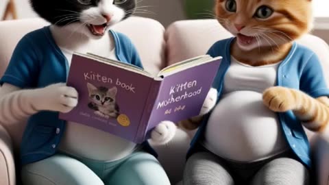 Pregnant Cat BFF