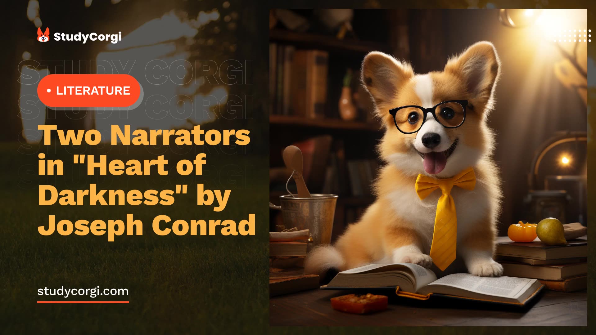 Two Narrators in Heart of Darkness by Joseph Conrad - Essay Example