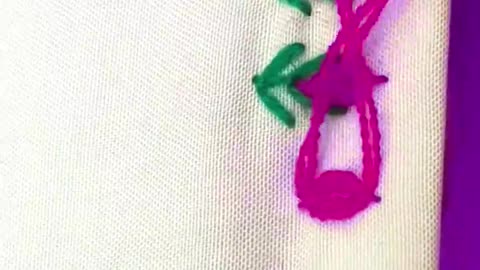 Beautiful Embroidery Border Design 🌸 | Easy Hand Embroidery 🧵✨