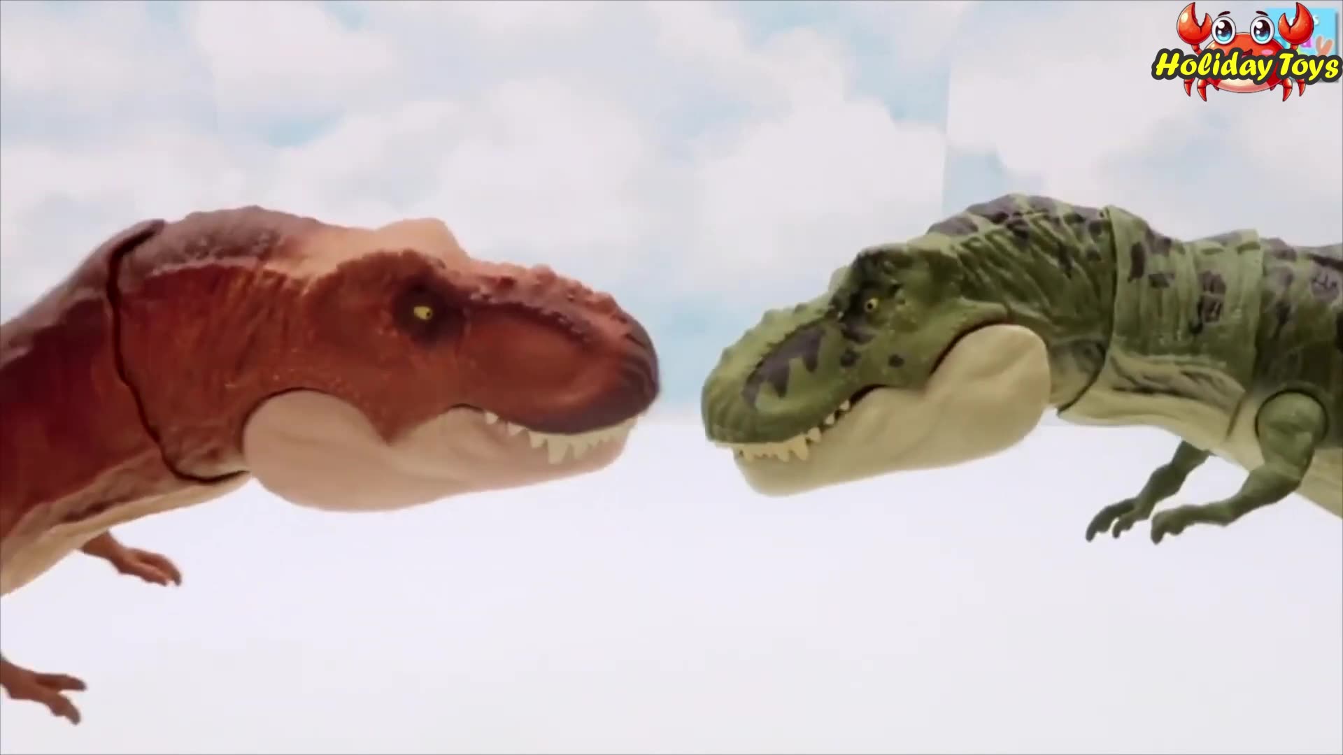 Feeding Carnotaurus with Fish and Shrimp in the Afternoon