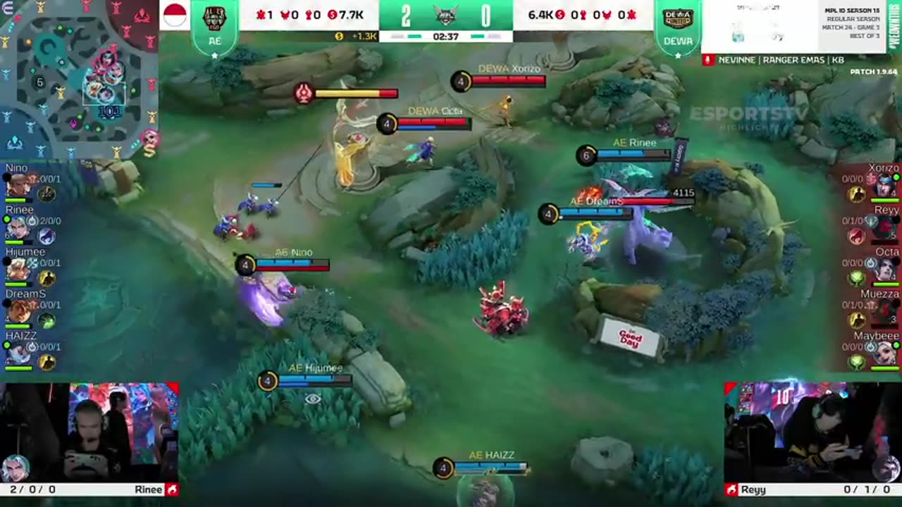 Alter Ego vs Dewa United GAME 3 MPL ID S15