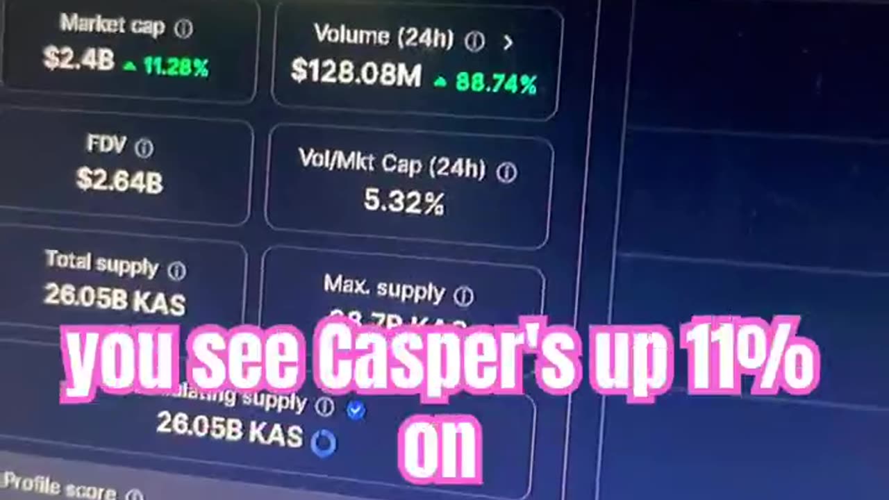 kaspa kas crypto news today! #fyp