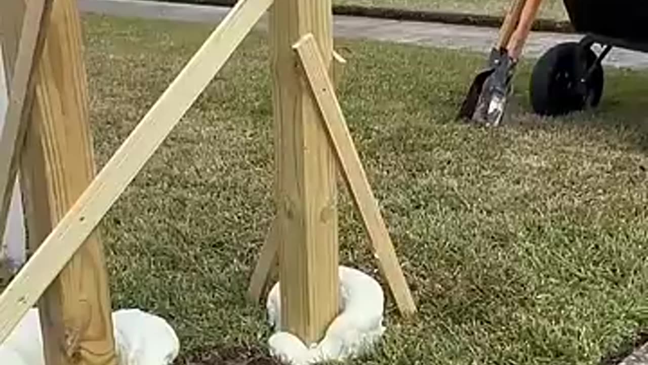 UNCLE SHOWS HOW TO REPLACE A MAILBOX