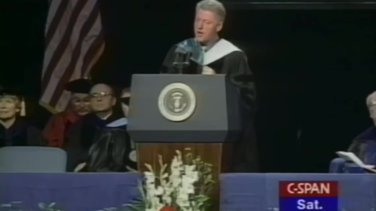 Bill Clinton, 1998: a flawed political statement with serious consequences for society as a whole.