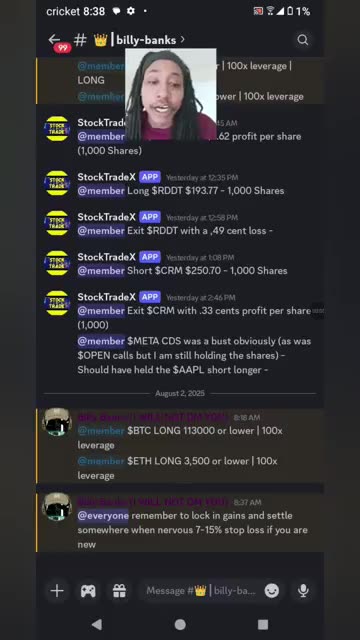 Billy Banks Day Trade Plan for Today