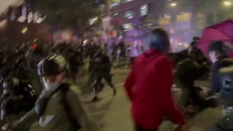 Seattle Streets EXPLODE – Fireworks, Violence, and Police in Full Battle Mode