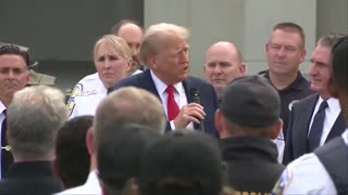 PRES. TRUMP: "I just wanted to thank you. You're doing incredible