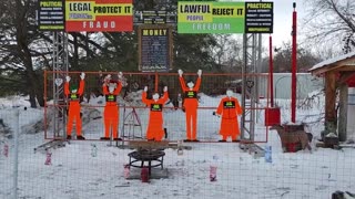 Sovereign Sanity JAIL MONEY GOVERNMENT ART DISPLAY MANITOBA CANADA JAN 2026