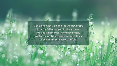 Hide away with God!