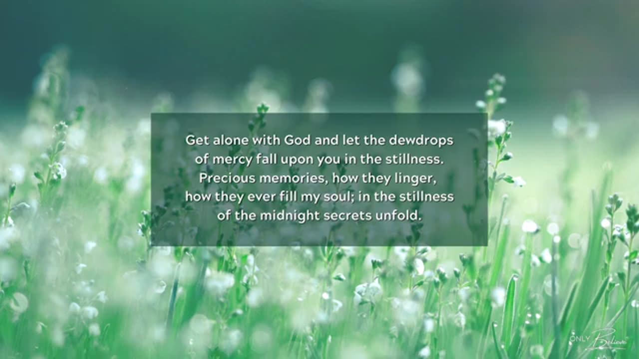 Hide away with God!