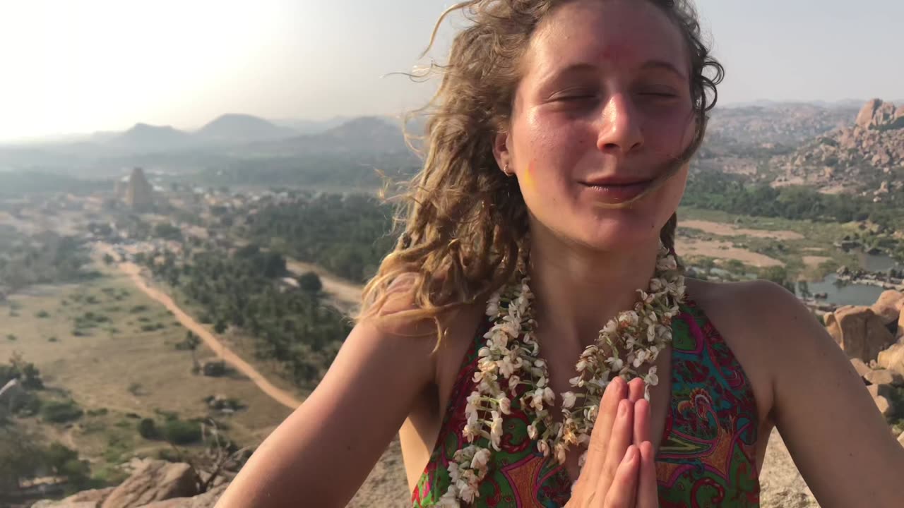 Exploring sacred sites, Hampi #india