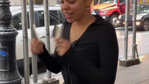 Its freezing in NYC guys !