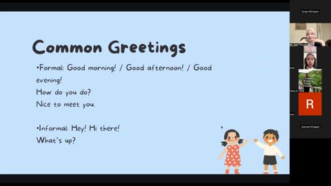 Greetings and Farewells Class (2)