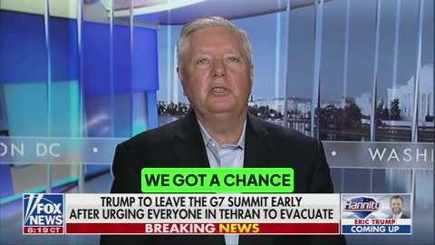 War Pig Lindsay Graham Says The Iranian Regime Should Be Replaced With ‘Something Better’