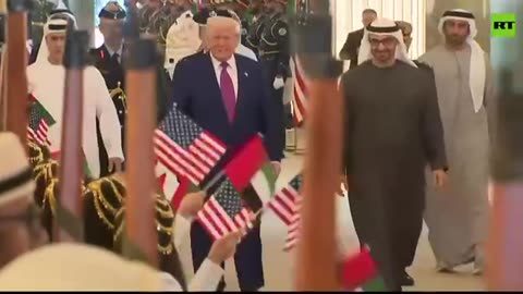POTUS arrives in Abu Dhabi to kick off his state visit to the UAE